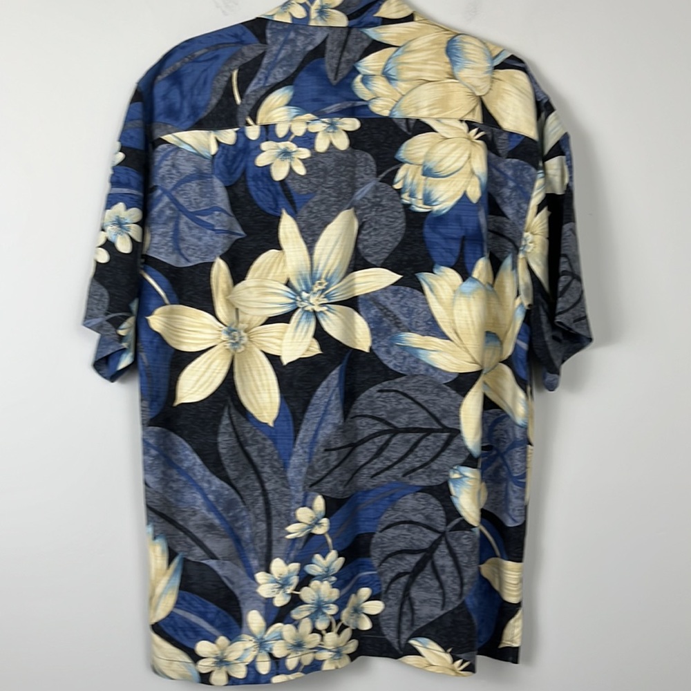TOMMY BAHAMA Button down dress shirt  100% silk  size L - Picture 5 of 6